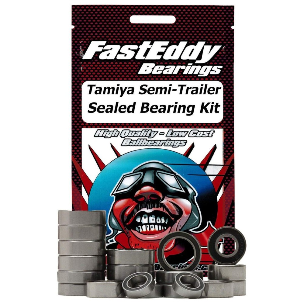 FastEddy Bearings Compatible with Tamiya Semi-Trailer Sealed Bearing Kit