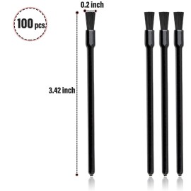 AUEAR, 100 Pack Disposable Lip Gloss Brushes Lipstick Wands Applicator for Makeup Brush Women Girls