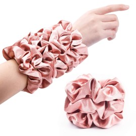 CEELGON Satin Silk Bridesmaid Scrunchies for Hair Big Scrunchies Satin Hair Ties Hair Scrunchie 10 Pack (Rose Gold) CEELGON Satin Silk Bridesmaid Scrunchies for Hair Big Scrunchies Satin Hair Ties Hair Scrunchie 10 Pack (Rose Gold)