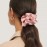 CEELGON Satin Silk Bridesmaid Scrunchies for Hair Big Scrunchies Satin Hair Ties Hair Scrunchie 10 Pack (Rose Gold)
