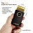 GAMMA+ Uno Mini-Sized Travel Cordless Mens Single Foil Shaver, Micro-USB Rechargeable for Shorter Facial Stubble, Black
