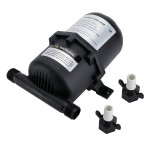 YaeMarine 0.75L 125 PSI Pre-Pressurized Accumulator Tank Pressure Storage Vessel Hold Water Under Pressure Water Pump Flow Control Internal Bladder 25oz for Boat,Marine, RV,Caravan