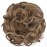 Elaine Hair Buns Hair Piece Messy Tousled Wavy Curly Scrunchies Synthetic Donut Updo Hairpieces for Women Girls (Light Reddish Brown & Pale Golden Blonde Highlights -77)