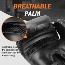 Boxing Gloves for Men and Women Suitable for Boxing Kickboxing Mixed Martial Arts Muay Thai MMA Heavy Bag Fighting Training (Black, 14oz) Boxing Gloves for Men and Women Suitable for Boxing Kickboxing Mixed Martial Arts Muay Thai MMA Heavy Bag Fighting Training (Black, 14oz)
