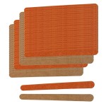 144 Pack Nail File Emery Boards - Dual Sided 180 Grit Nail Buffering Files - Compact Reusable Double Sided Tool for Manicure and Pedicure Shaping and Smoothing Finger and Toenails (144)