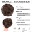 Elaine Messy Bun Hair Piece for Women, Thick Curly Hair Bun Scrunchies Synthetic Wavy Bun Hair Extensions Chignon Ponytail Updo Hairpieces (Golden Brown -101)