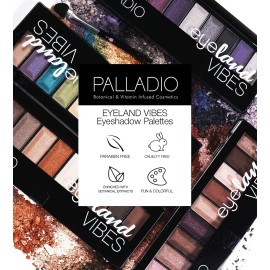 Palladio Eyeland Vibes, Escape to the Tropics, 10 Count Eyeshadow Palette, Seductive Nudes to Vibrant Hues, Complimentary Shades, Day and Night Looks, Rich Pigment, California Sunset Palladio Eyeland Vibes, Escape to the Tropics, 10 Count Eyeshadow Palette, Seductive Nudes to Vibrant Hues, Complimentary Shades, Day and Night Looks, Rich Pigment, California Sunset