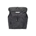 Petunia Pickle Bottom Cinch Convertible Diaper Bag Backpack for Busy Parents, Stylish, Spacious, & Secure, Fits All Essentials for Everyday Use or Travel (Midnight Leatherette)