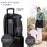 Petunia Pickle Bottom Cinch Convertible Diaper Bag Backpack for Busy Parents, Stylish, Spacious, & Secure, Fits All Essentials for Everyday Use or Travel (Midnight Leatherette)