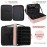 Relavel Travel Makeup Train Case Cosmetic Case Organizer Portable Artist Storage Bag with Adjustable Dividers for Cosmetics Makeup Brushes Toiletry Jewelry Digital Accessories