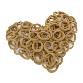 100 Pack Elastic Hair Ties for Women, Seamless Cot..