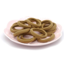 100 Pack Elastic Hair Ties for Women, Seamless Cotton Hair Bands, Ponytail Holders, Stretch Headband, Scrunchies Hair Accessories No Damage for Thick Hair