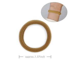 100 Pack Elastic Hair Ties for Women, Seamless Cotton Hair Bands, Ponytail Holders, Stretch Headband, Scrunchies Hair Accessories No Damage for Thick Hair