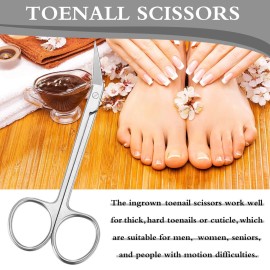 Long Handle Toenail Scissors - 6 Long Handled Nail Clippers for Seniors Podiatrist Manicure Pedicure Podiatry for Elderly Men Women Ingrown Toe Nails Fingernail Cuticle Trimmer Cutter Stainless Steel Long Handle Toenail Scissors - 6 Long Handled Nail Clippers for Seniors Podiatrist Manicure Pedicure Podiatry for Elderly Men Women Ingrown Toe Nails Fingernail Cuticle Trimmer Cutter Stainless Steel
