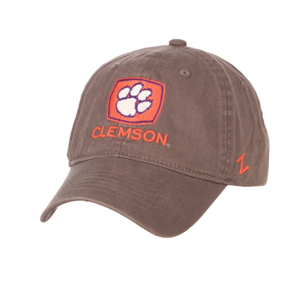 NCAA Clemson Tigers Mens Adjustable Scholarship Hat Charcoal, Clemson Tigers Charcoal, Adjustable, One size