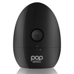 Pop Sonic Moon Shaver (Black) - Face & Body Shavers for Men & Women - 3 Floating Rotary Heads Face Shaver w/Removable Cap - Long Lasting Lithium-ion Battery Portable Electric Shaver & Leg Shaver