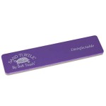 Soft Touch Sand Turtle Nail File Block, Purple 220 Grit Fine 5 1/4 Inch, 25 Piece