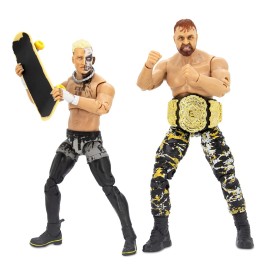 All Elite Wrestling Unrivaled Collection Rivals Pack - Darby Allin and Jon Moxley Action Figures, Plus Accessories - Amazon Exclusive