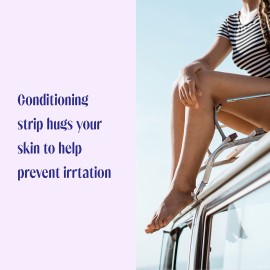 Skintimate 4-Blade Razor Refill Cartridges with Aloe and Vitamin E, 12 Count