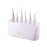 Pretty memory Lash Extension Supplies Tweezer Holder 6 PCS Tweezers Shelf Holder Eyelash Extension Supplies Display Organizer Storage Makeup Accessories Tools, White