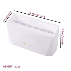 Pretty memory Lash Extension Supplies Tweezer Holder 6 PCS Tweezers Shelf Holder Eyelash Extension Supplies Display Organizer Storage Makeup Accessories Tools, White Pretty memory Lash Extension Supplies Tweezer Holder 6 PCS Tweezers Shelf Holder Eyelash Extension Supplies Display Organizer Storage Makeup Accessories Tools, White