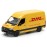 KiNSMART - Mercedes-Benz Sprinter UPS Edition Cargo Van 1:48 O Scale 5 Die Cast Metal Model Toy Van, Pull-Back Action (DHL)