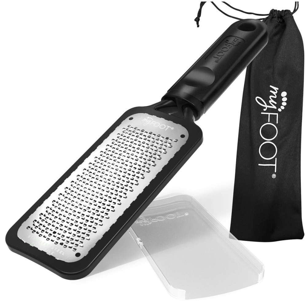 MyFoot - Ultimate Foot Callus Remover for Hard Skin - Stainless Steel & Rust Resistant Callus Remover for Hard Skin - Perfect Foot Scrapper for Dry Skin - Available with Safety Cover.
