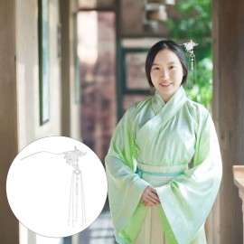 Lurrose Chinese Hair Sticks Rhinestone Flower Hair Chopsticks Vintage Tassel Hair Pin Chignon Pin for Women Girls Lurrose Chinese Hair Sticks Rhinestone Flower Hair Chopsticks Vintage Tassel Hair Pin Chignon Pin for Women Girls