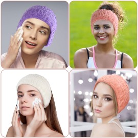 WILLBOND 6 Pieces Extra Wide Band 5 Inch Spa Facial Microfiber Headband Elastic Makeup Headbands Hair Accessories for Thick and Curly Hair, 6 Colors WILLBOND 6 Pieces Extra Wide Band 5 Inch Spa Facial Microfiber Headband Elastic Makeup Headbands Hair Accessories for Thick and Curly Hair, 6 Colors