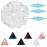 Chuangdi 6 Pieces Big Satin Scrunchies for Women, Jumbo Silk Scrunchies Thick Elastic Jumbo Hair Tie(Champagne, White, Light Pink, Coffee, Black, Navy Blue)