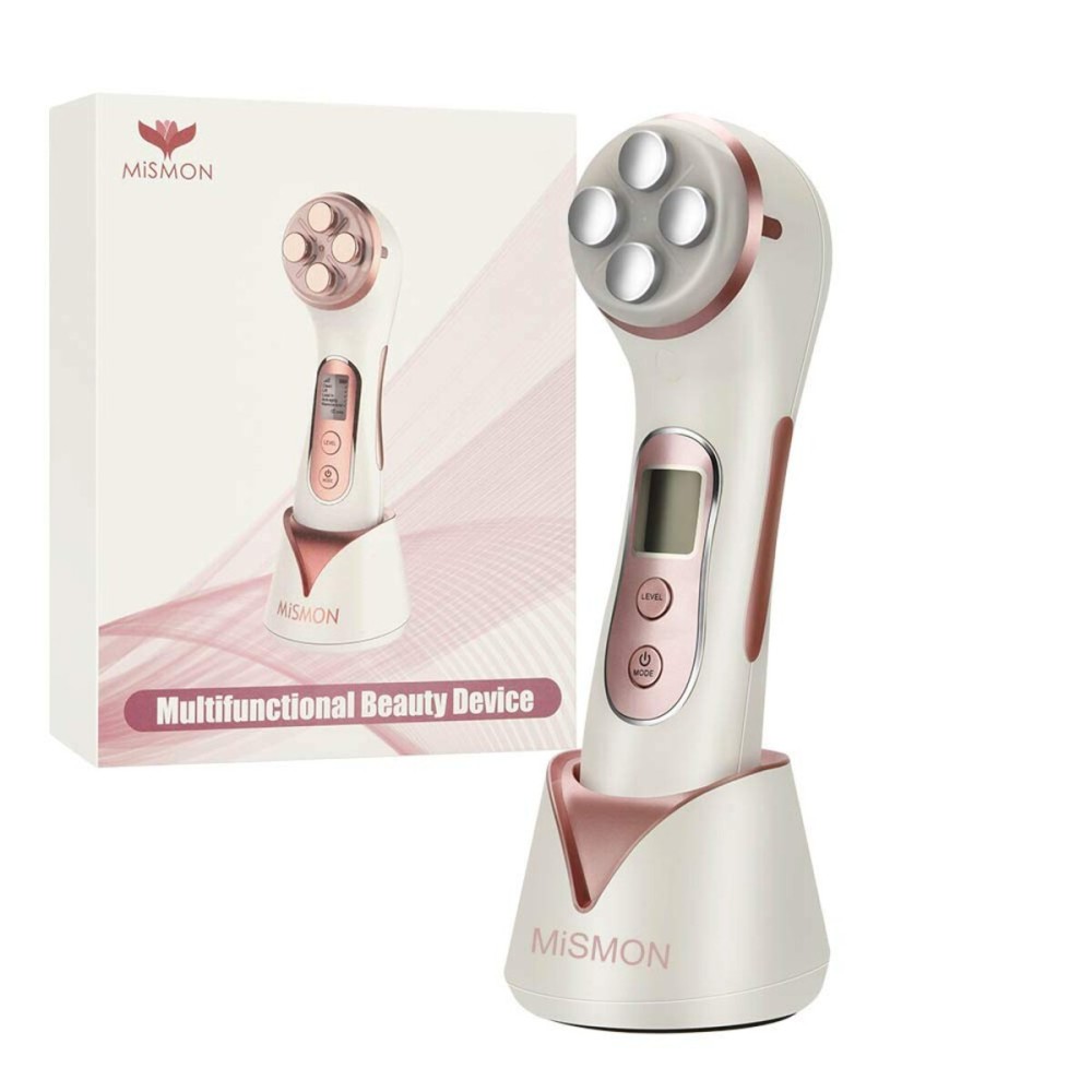 MiSMON Wrinkle Reduction Device, 5 in 1 Multifunction Facial Massager, High Frequency LED Skin Care Beauty Device, Skin Rejuvenation/Anti-Aging/Skin Tightening/Face Lifting/Face Cleansing MiSMON Wrinkle Reduction Device, 5 in 1 Multifunction Facial Massager, High Frequency LED Skin Care Beauty Device, Skin Rejuvenation/Anti-Aging/Skin Tightening/Face Lifting/Face Cleansing