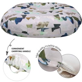 TANOFAR Mountains Newborn Lounger Pillow Cover, Lounger Cover for Boys Girls, Snugly Fit Infant Lounger for Baby, Infant Removable Slipcover, Breathable & Reusable (Lounger Pillow Not Included)