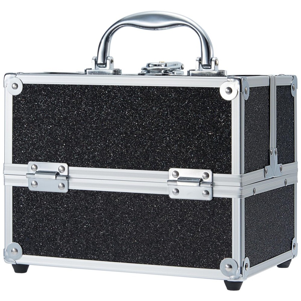 FRENESSA Makeup Case Organizer Cosmetic Portable Makeup Box Train Case with 4 Trays Locking Storage Nail Kits Box Make Up Artist Travel Case Professional Hard Vanity Organizer Black FRENESSA Makeup Case Organizer Cosmetic Portable Makeup Box Train Case with 4 Trays Locking Storage Nail Kits Box Make Up Artist Travel Case Professional Hard Vanity Organizer Black