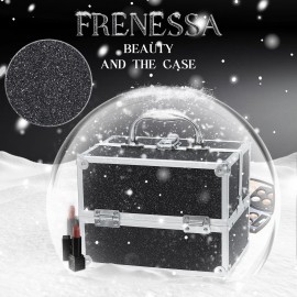 FRENESSA Makeup Case Organizer Cosmetic Portable Makeup Box Train Case with 4 Trays Locking Storage Nail Kits Box Make Up Artist Travel Case Professional Hard Vanity Organizer Black FRENESSA Makeup Case Organizer Cosmetic Portable Makeup Box Train Case with 4 Trays Locking Storage Nail Kits Box Make Up Artist Travel Case Professional Hard Vanity Organizer Black