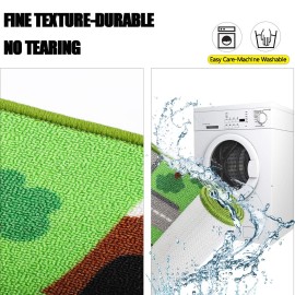 Capslpad Kids Educational Play Rug - 6.6\' x 5\' Traffic Road Car Mat Learning Play Game Area Rug for Playroom, Living Room, Nursery Room Decor