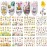 Easter Nail Art Stickers Water Transfer Decals Nail Art Supplies Holiday for Nail Art Decoration 12 Sheets Easter Egg Bunny Chicken Cartoon Rabbits Nail Sticker Manicure Designs DIY Acrylic Nail Art