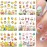Easter Nail Art Stickers Water Transfer Decals Nail Art Supplies Holiday for Nail Art Decoration 12 Sheets Easter Egg Bunny Chicken Cartoon Rabbits Nail Sticker Manicure Designs DIY Acrylic Nail Art