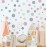 Runtoo Polka Dot Wall Decals for Girls Bedroom Colorful Boho Modern Wall Art Stickers Kids Nursery Decor 117 Pcs