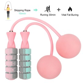 APLUGTEK Jump Rope, Training Ropeless Skipping Rope for Fitness, Adjustable Weighted Cordless Jump Rope for Men and Women