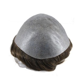 Toupee for Men Thin Skin Ash Brown 3 PU Injection Human Hair Unit System Replacement in Stock (9 * 7inch) Toupee for Men Thin Skin Ash Brown 3 PU Injection Human Hair Unit System Replacement in Stock (9 * 7inch)