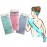 Premium Exfoliating Washcloth Towel(3 Color) Korean Loofah Bath Sponge Long Back Scrubber African Bath Sponge African Long Net for Shower/It Becomes Softer as You use.by NOPIGO