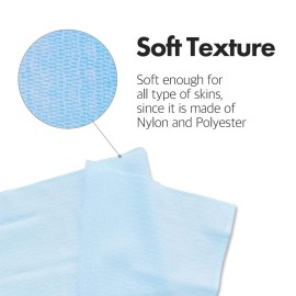 Premium Exfoliating Washcloth Towel(3 Color) Korean Loofah Bath Sponge Long Back Scrubber African Bath Sponge African Long Net for Shower/It Becomes Softer as You use.by NOPIGO