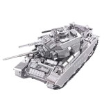 Piececool 3D Puzzles for Adults Metal Tank Model Kits-Centurion Afv Tank DIY 3D Metal Model Building Blocks Brain Teaser Puzzle Stress Relief Toys, Great Birthday Gifts-172 Pcs