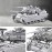 Piececool 3D Puzzles for Adults Metal Tank Model Kits-Centurion Afv Tank DIY 3D Metal Model Building Blocks Brain Teaser Puzzle Stress Relief Toys, Great Birthday Gifts-172 Pcs
