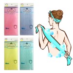 Premium Exfoliating Washcloth Towel(4 Color) Korean Loofah Bath Sponge Long Back Scrubber African Bath Sponge African Long Net for Shower/It Becomes Softer as You use.by NOPIGO
