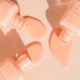 duri Nail Polish, 788 Staycation, Peach Orange Pastel, Full Coverage, Glossy Finish, Fast Drying, 0.45 Fl Oz