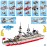 Sitodier STEM Building Set Toy | 811pcs Construction 25 in 1 Cruiser Ocean Ship Building Toy for 6 Years Up Boys | 25 Models Engineering Building Bricks Kit for Kids Ages 6 7 8 9 10 11 12 Years Old