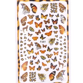 Butterfly Nail Art Stickers Flowers Nail Design Bulk Decals Holographic Self Adhesive Leopard Water Transfer Colorful Rose Girls Butterfly Nail Art Stickers Flowers Nail Design Bulk Decals Holographic Self Adhesive Leopard Water Transfer Colorful Rose Girls
