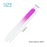 12 pcs Glass Nail File Double Sided Crystal Fingernail Files Set, Gradient Rainbow Color Buffer Manicure Tools for Women Girls(14 x 1 x 0.3 cm)