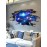 3D Galaxy Decor Wall Decal - PVC Material - Cosmic Style - Waterproof - Space Pattern - Indoor Use - Single Use - Wall Decal